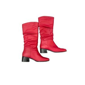vintage fall 90’s red platform boots